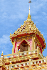 lai thai ,lai kranok  in thai temple