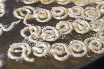 street food in India sweets flour