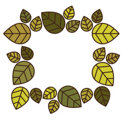 Leaves icon. Decoration garden ornament and nature theme. Isolated design. Vector illustration