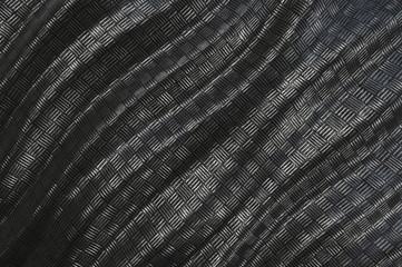 Metallic pattern texture abstract wave curve background. 3D rendering