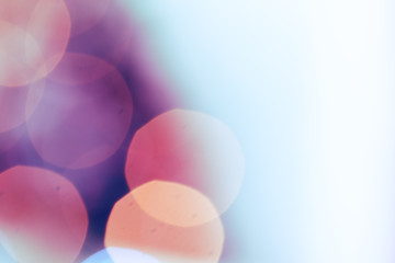 Colorful background with defocused lights