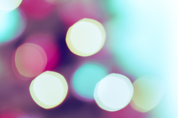 Colorful background with defocused lights
