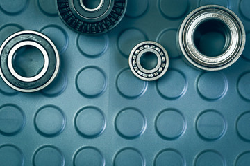 Set of steel ball bearings