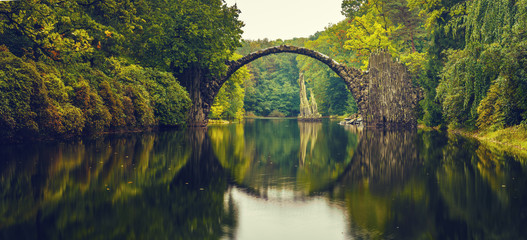Obraz premium Most Rakotza w Kromlau