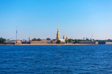 Fototapeta premium Peter and Paul Fortress and Neva River