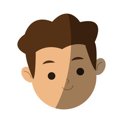 Man cartoon icon. Male avatar person people and human theme. Isolated design. Vector illustration