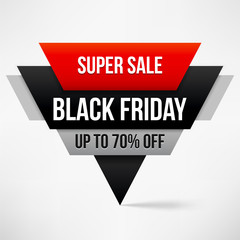 Super Sale, Black Friday Special Offer Banner