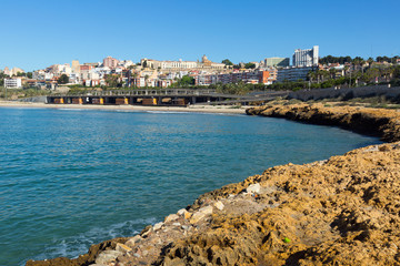 Fototapeta premium Sea coast of Tarragona