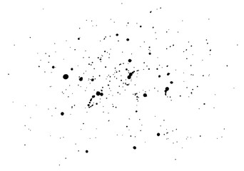 Black Ink Splatter Background - obrazy, fototapety, plakaty