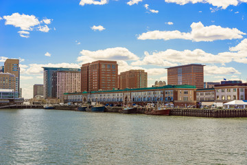 Harbor at Boston Wharf in Charles River Boston