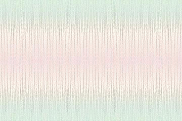 Guilloche seamless background. Guilloche texture with waves in green and red color. For certificate, voucher, banknote, money design, currency, note, check, ticket, reward etc.