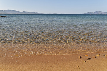 Fototapeta na wymiar Shoreline of Sardinia