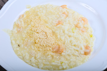 Risotto with prawn