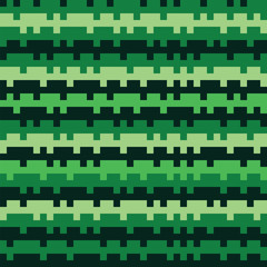 Abstract texture railways striped pixel seamless background gree