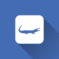 crocodile icon design