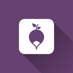 Radish icon design