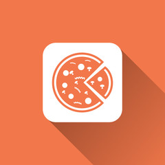 pizza and fast food icon