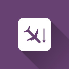 plane icon. vector illustration