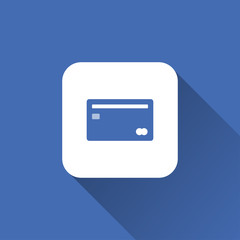 credit card icon. vector illustration