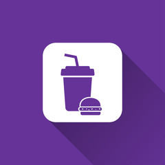 plastic cup icon design