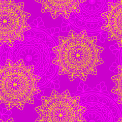 mandala seamless pattern