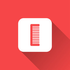  comb icon. vector illustration