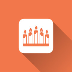 Candle icon design