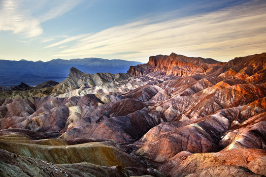 Zabruski Point Manly Beacon Death Valley National Park Californi