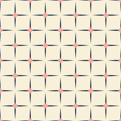 Naklejka premium Set of Cute retro abstract seamless pattern.Perfect for decoration postcards, brochures, textiles or paper packaging.Ideal Save The Date, baby shower, valentines day, birthday cards, invitations