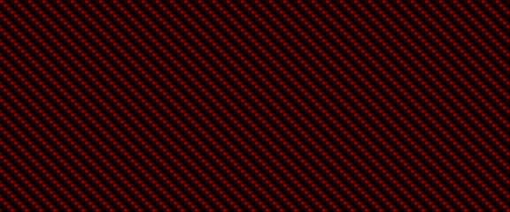 Obraz premium Red carbon fiber material texture background, digital illustration art work.