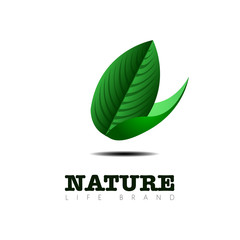 Isolated nature logo