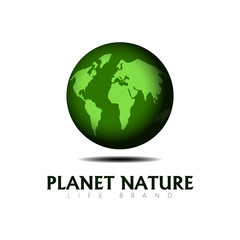 Isolated nature logo