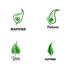 Isolated nature logo