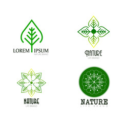 Isolated nature logo