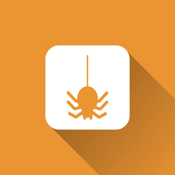 spider icon. vector illustration