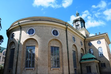 Backside of Cathedral in Gothenburg, Sweden Scandinavia