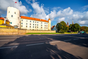 Fototapeta na wymiar View on the Riga Castle in Latvia