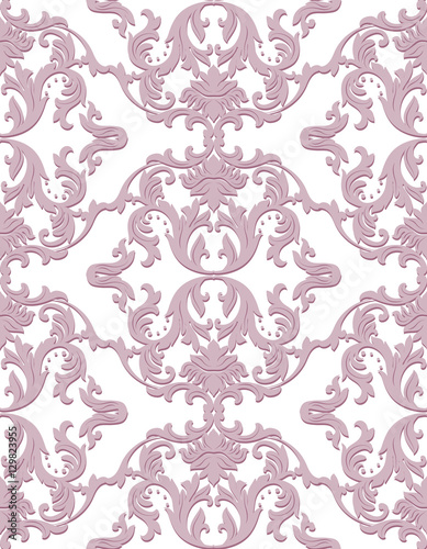 Vintage baroque ornament. Retro pattern antique style