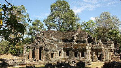 Fototapeta premium Banteay Kdei Temple. Angkor, Siem Reap, Cambodia