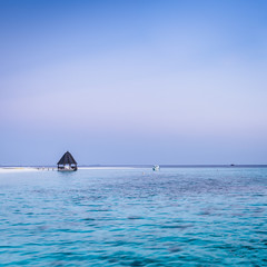 Obraz premium Sunset over the ocean. Angaga.