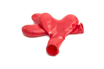 red heart air balloons