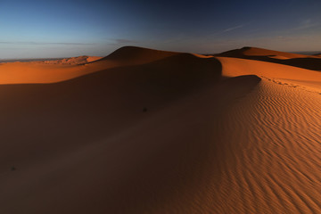Fototapeta na wymiar Merzouga, Marokko, Erg Chebbi, Sahara, Wueste 