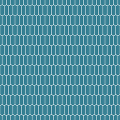 Seamless hexagonal pattern background. Teal pattern.