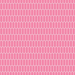 Seamless hexagonal pattern background. Pink pattern.