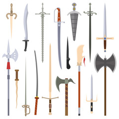 Knifes iron weapon collection.