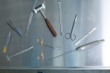 medical instruments. plastic surgery