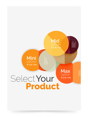 Option select infographic banner