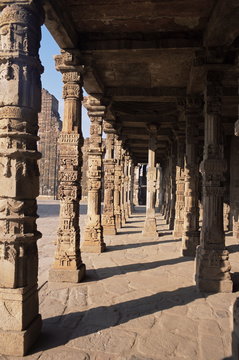 The Qutab Minar (Qutb Minar), Lado Sarai, Delhi