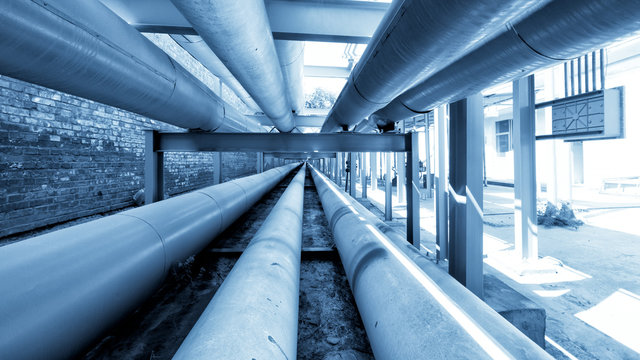 pipeline in oil storage