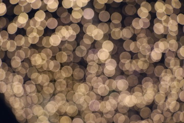 Defocused lights blurred background decoration for Christmas and New year season